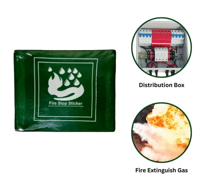 Fire Stop Sticker for DB Box Fire Extinguisher for Distribution Box - image 1