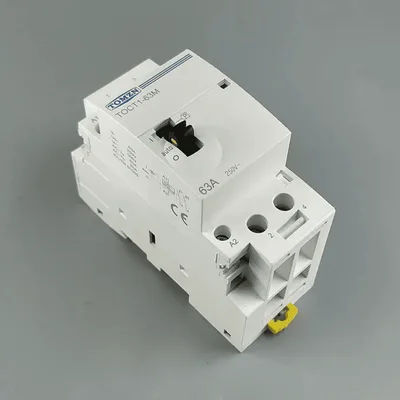 Tomzn TOCT1-63M 2P 63A 2NO 220V Din Rail AC Modular Contactor - image 1