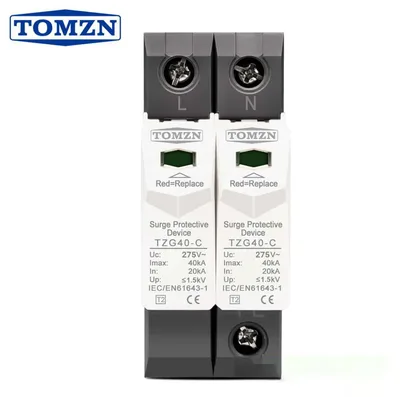 Tomzn TZG40-C 2P AC SPD House Surge Protector - image 1