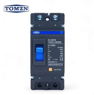 Tomzn TOM7Z 2P 125A DC MCCB Breaker - image 1