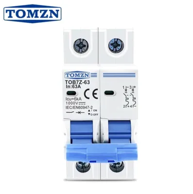 Tomzn 2P DC 1000V Solar Mini Circuit Breaker (TOB1Z-16) - image 1